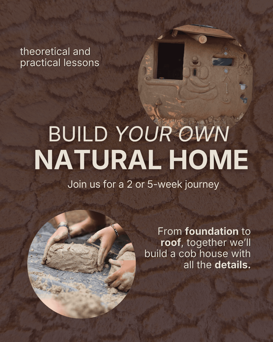 35-Day Advanced Cob Building Course