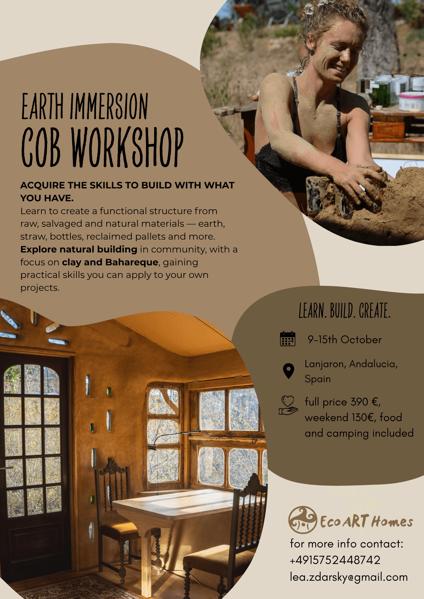 🌿 EARTH IMMERSION - Natural Building & Bahareque Workshop